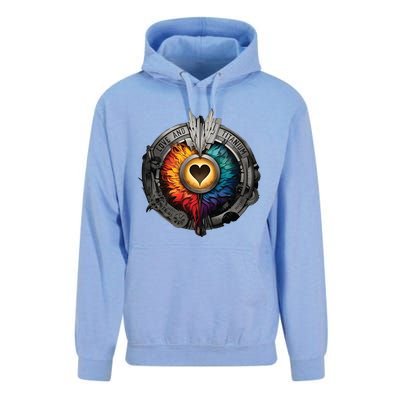 Love And Titanium Unisex Surf Hoodie