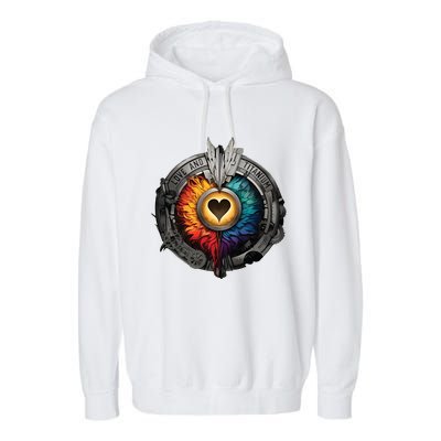 Love And Titanium Garment-Dyed Fleece Hoodie