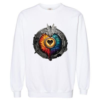 Love And Titanium Garment-Dyed Sweatshirt