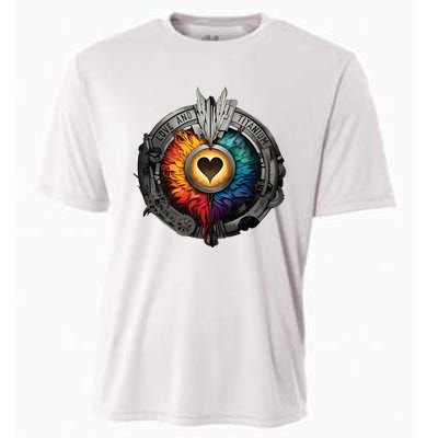 Love And Titanium Cooling Performance Crew T-Shirt