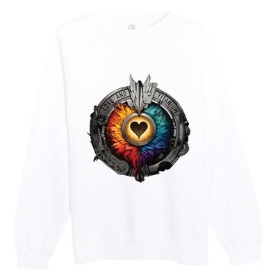 Love And Titanium Premium Crewneck Sweatshirt