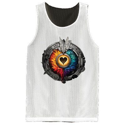 Love And Titanium Mesh Reversible Basketball Jersey Tank