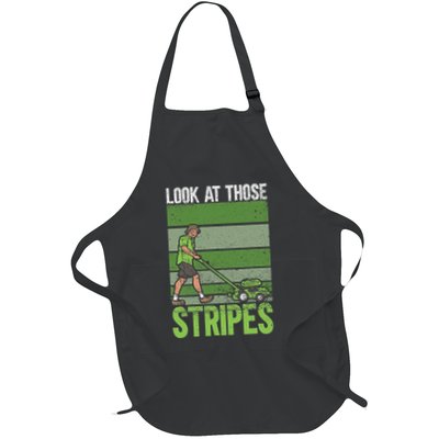 Look At Those Stripes Lawn Mowing Funny Dad Lawn Mower Apron