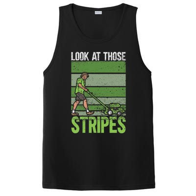 Look At Those Stripes Lawn Mowing Funny Dad Lawn Mower PosiCharge Competitor Tank