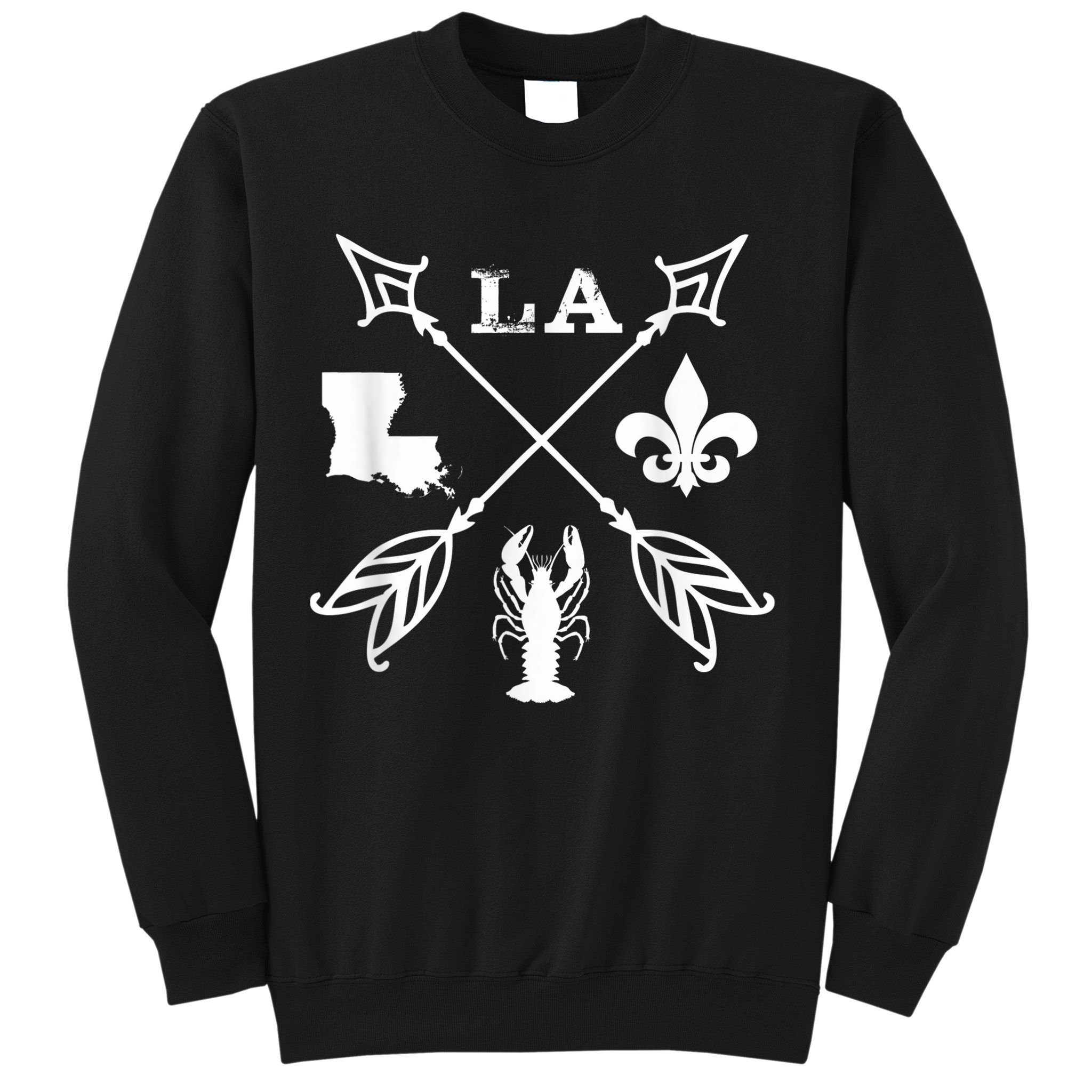 Louisiana arrow t shirt New Orleans Mardi Gras Tshirt Sweatshirt