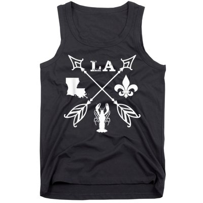 Louisiana arrow t shirt New Orleans Mardi Gras Tshirt Tank Top