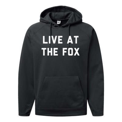 Live At The Fox Classic Rock Music Inspired Southern Rock Performance Fleece Hoodie