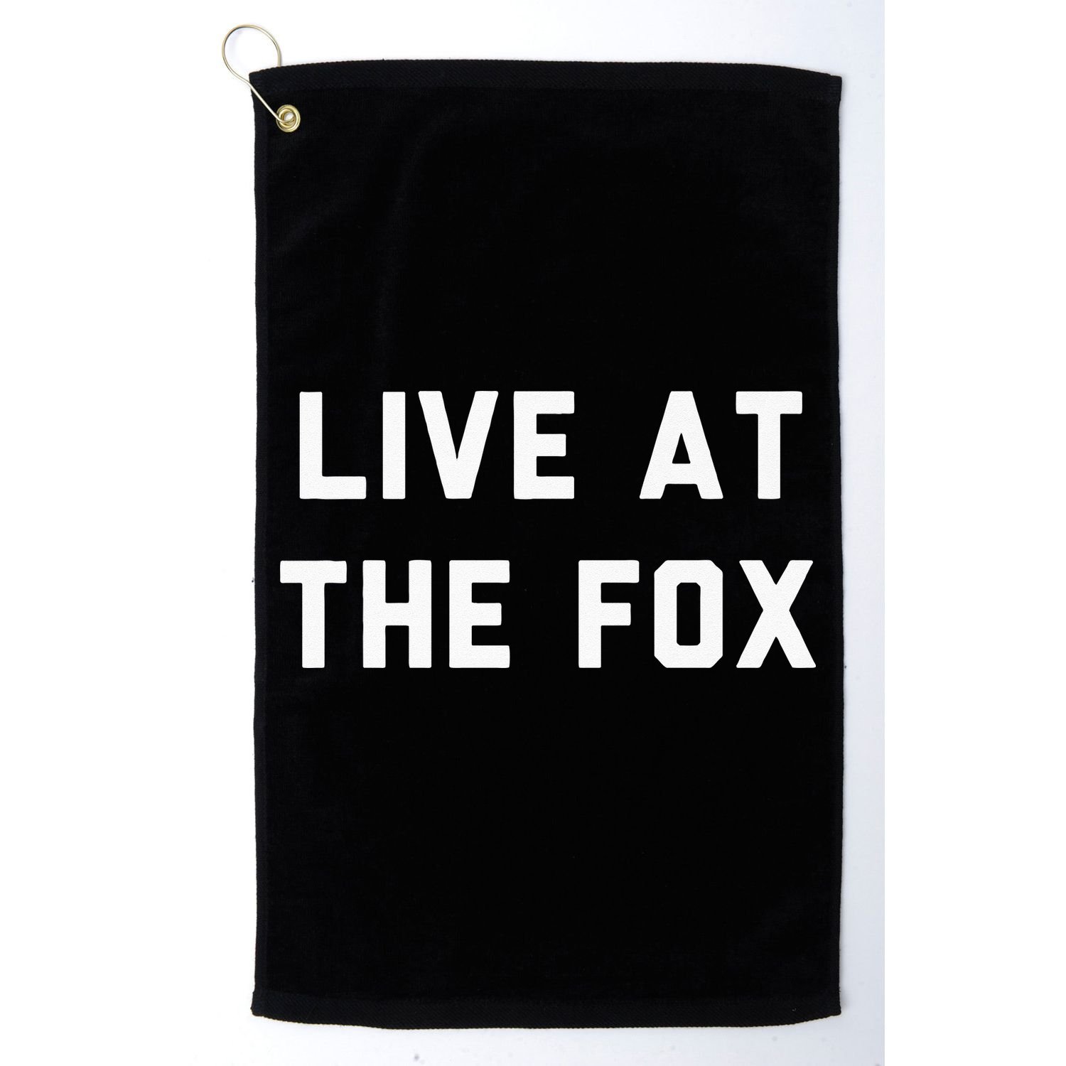 Live At The Fox Classic Rock Music Inspired Southern Rock Golf Towel