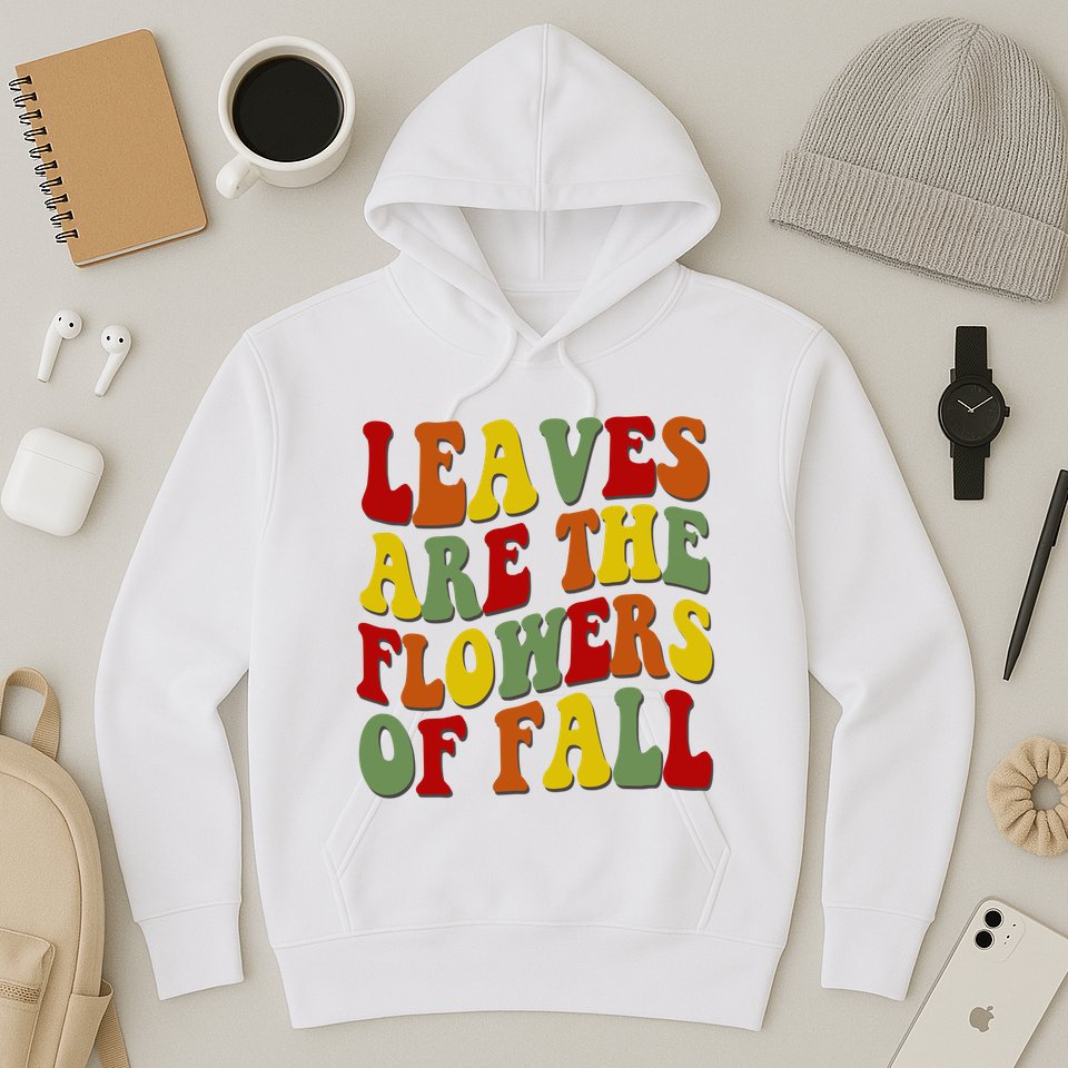 Leaves Are The Flowers Of Fall Retro Hoodie