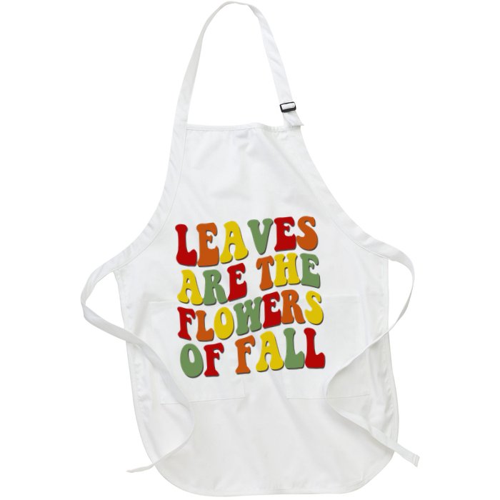 Leaves Are The Flowers Of Fall Retro Apron