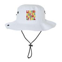 Leaves Are The Flowers Of Fall Retro Bucket Hat