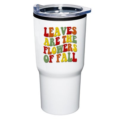 Leaves Are The Flowers Of Fall Retro Tumbler