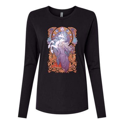 Lady Amalthea The Last Unicorn Womens Cotton Relaxed Long Sleeve T-Shirt