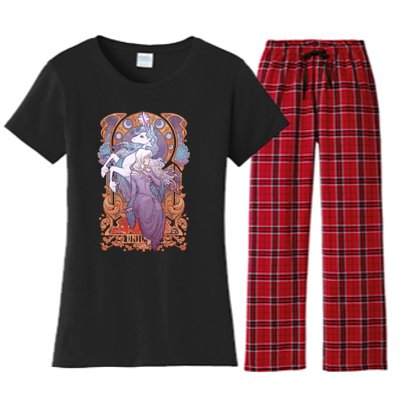 Lady Amalthea The Last Unicorn Women's Flannel Pajama Set