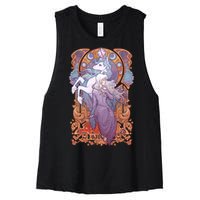 Lady Amalthea The Last Unicorn Women's Racerback Cropped Tank