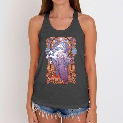 Lady Amalthea The Last Unicorn Women's Knotted Racerback Tank