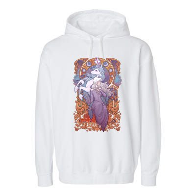 Lady Amalthea The Last Unicorn Garment-Dyed Fleece Hoodie