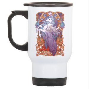 Lady Amalthea The Last Unicorn Stainless Steel Travel Mug