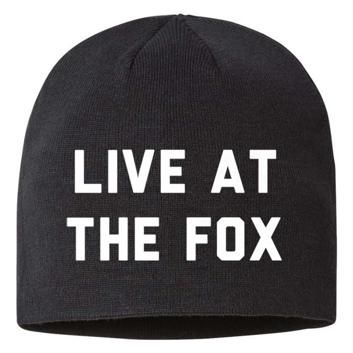 Live At The Fox Classic Rock Music Inspired Southern Rock Sustainable Beanie