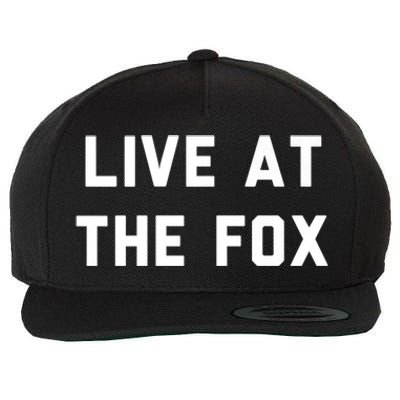 Live At The Fox Classic Rock Music Inspired Southern Rock Wool Snapback Cap