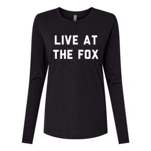 Live At The Fox Classic Rock Music Inspired Southern Rock Womens Cotton Relaxed Long Sleeve T-Shirt