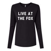 Live At The Fox Classic Rock Music Inspired Southern Rock Womens Cotton Relaxed Long Sleeve T-Shirt