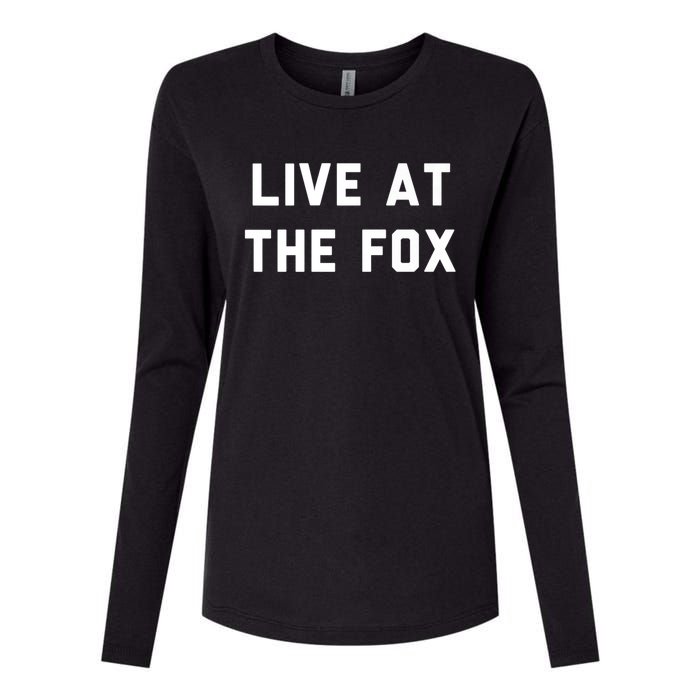 Live At The Fox Classic Rock Music Inspired Southern Rock Womens Cotton Relaxed Long Sleeve T-Shirt