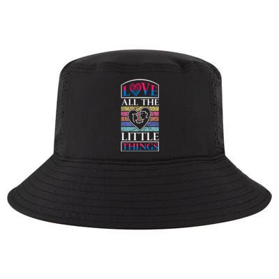 Love All The Little Things Cool Comfort Performance Bucket Hat