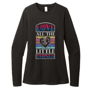 Love All The Little Things Womens CVC Long Sleeve Shirt