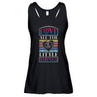 Love All The Little Things Ladies Essential Flowy Tank