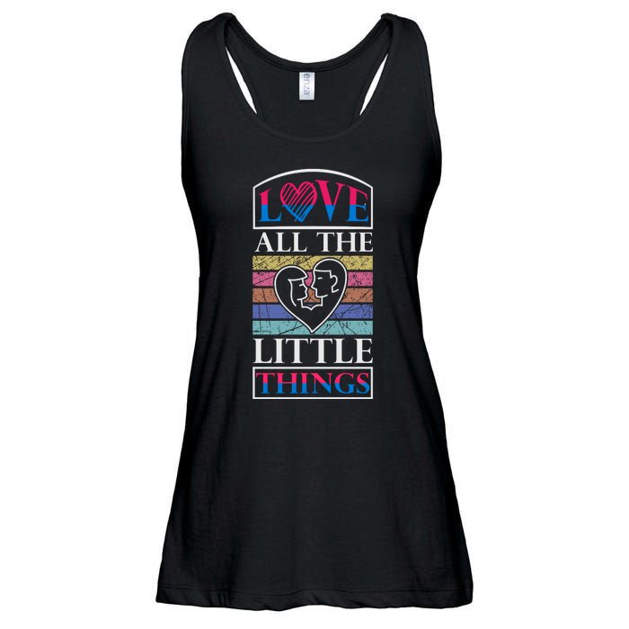 Love All The Little Things Ladies Essential Flowy Tank