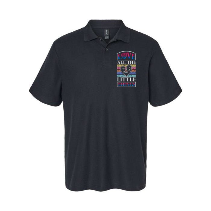 Love All The Little Things Softstyle Adult Sport Polo