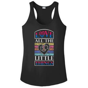 Love All The Little Things Ladies PosiCharge Competitor Racerback Tank