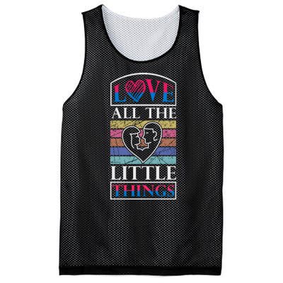 Love All The Little Things Mesh Reversible Basketball Jersey Tank