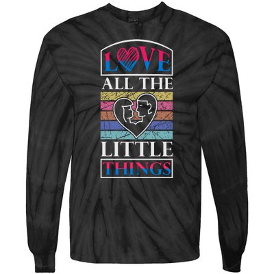 Love All The Little Things Tie-Dye Long Sleeve Shirt