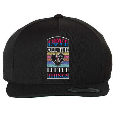 Love All The Little Things Wool Snapback Cap