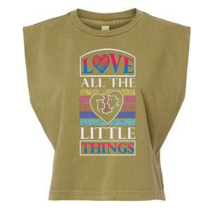 Love All The Little Things Garment-Dyed Women's Muscle Tee