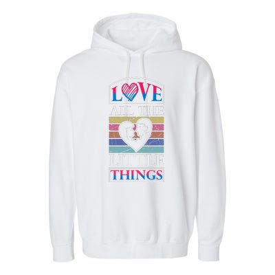 Love All The Little Things Garment-Dyed Fleece Hoodie