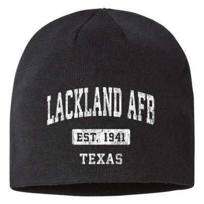 Lackland Afb Texas Tx Vintage Sports Established Sustainable Beanie