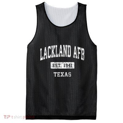 Lackland Afb Texas Tx Vintage Sports Established Mesh Reversible Basketball Jersey Tank