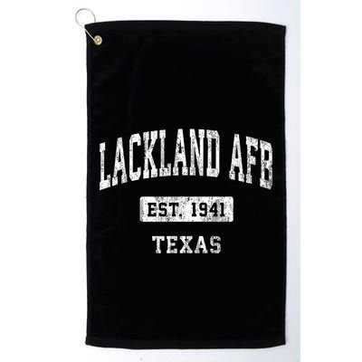 Lackland Afb Texas Tx Vintage Sports Established Golf Towel