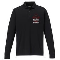 Love All The Little Things Performance Long Sleeve Polo