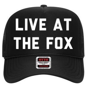 Live At The Fox Classic Rock Music Inspired Southern Rock High Crown Mesh Back Trucker Hat