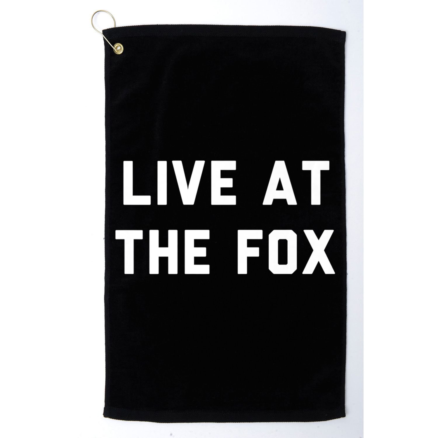 Live At The Fox Classic Rock Music Inspired Southern Rock Golf Towel