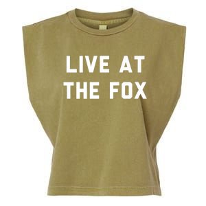 Live At The Fox Classic Rock Music Inspired Southern Rock Garment-Dyed Women's Muscle Tee