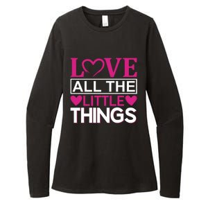 Love All The Little Things Womens CVC Long Sleeve Shirt