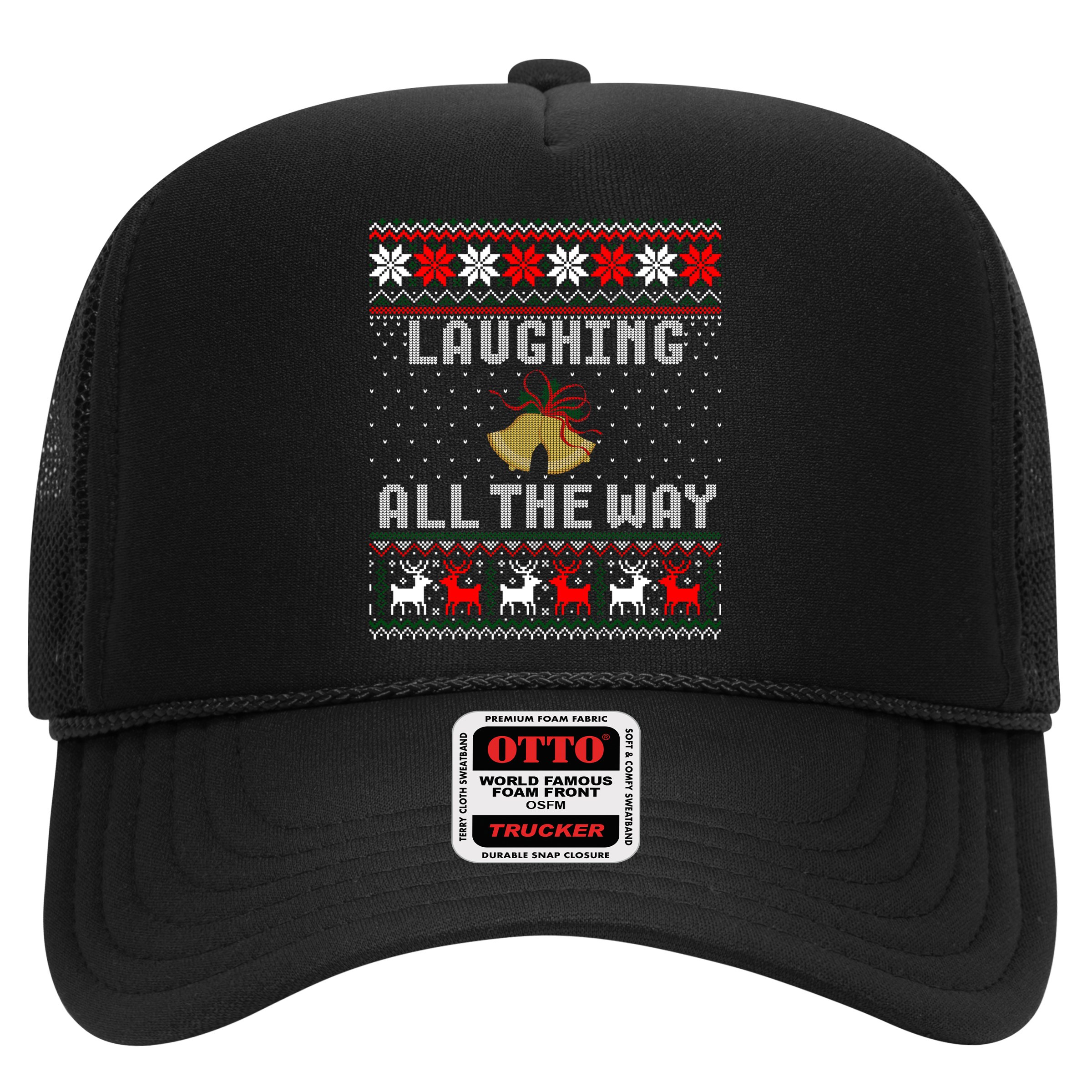 Laughing All The Way Jingle Bells Ugly Sweater Gift Hat