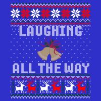 Laughing All The Way Jingle Bells Ugly Sweater Gift Tall T-Shirt