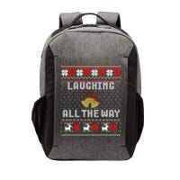 Laughing All The Way Jingle Bells Ugly Sweater Gift Vector Backpack