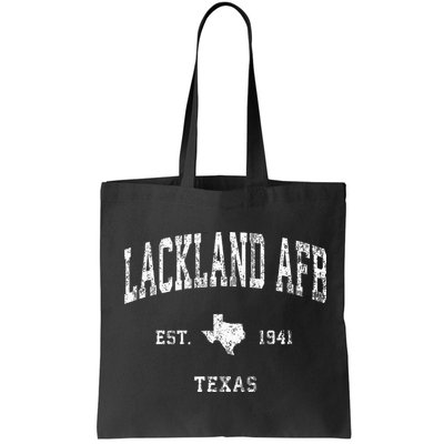 Lackland Afb Texas Tx Vintage Athletic Sports Design Bag